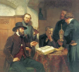 Mitglieder des Hamburger Künstlervereins